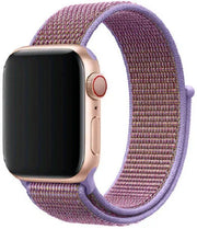 Apple Watch bandje Nexora - geweven - nylon - lila