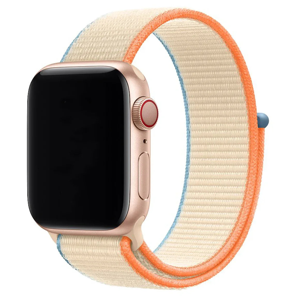Apple Watch bandje - geweven - nylon - cream