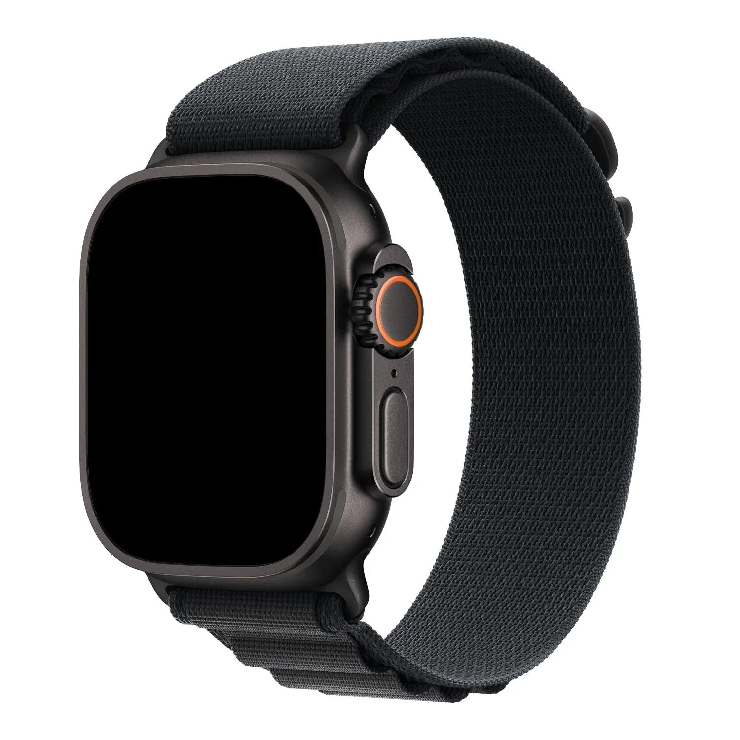 Bracelet Apple Watch Alpine - nylon - noir - noir