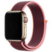 Apple Watch bandje - geweven - nylon - pruim