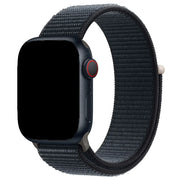 Apple Watch bandje Nexora - geweven - nylon - middernacht