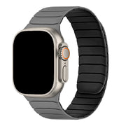 Bracelet pour Apple Watch Vetra - silicone - gris noir
