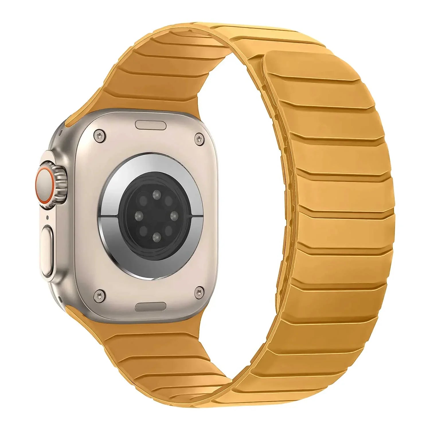Bracelet Apple Watch Vetra - silicone - jaune