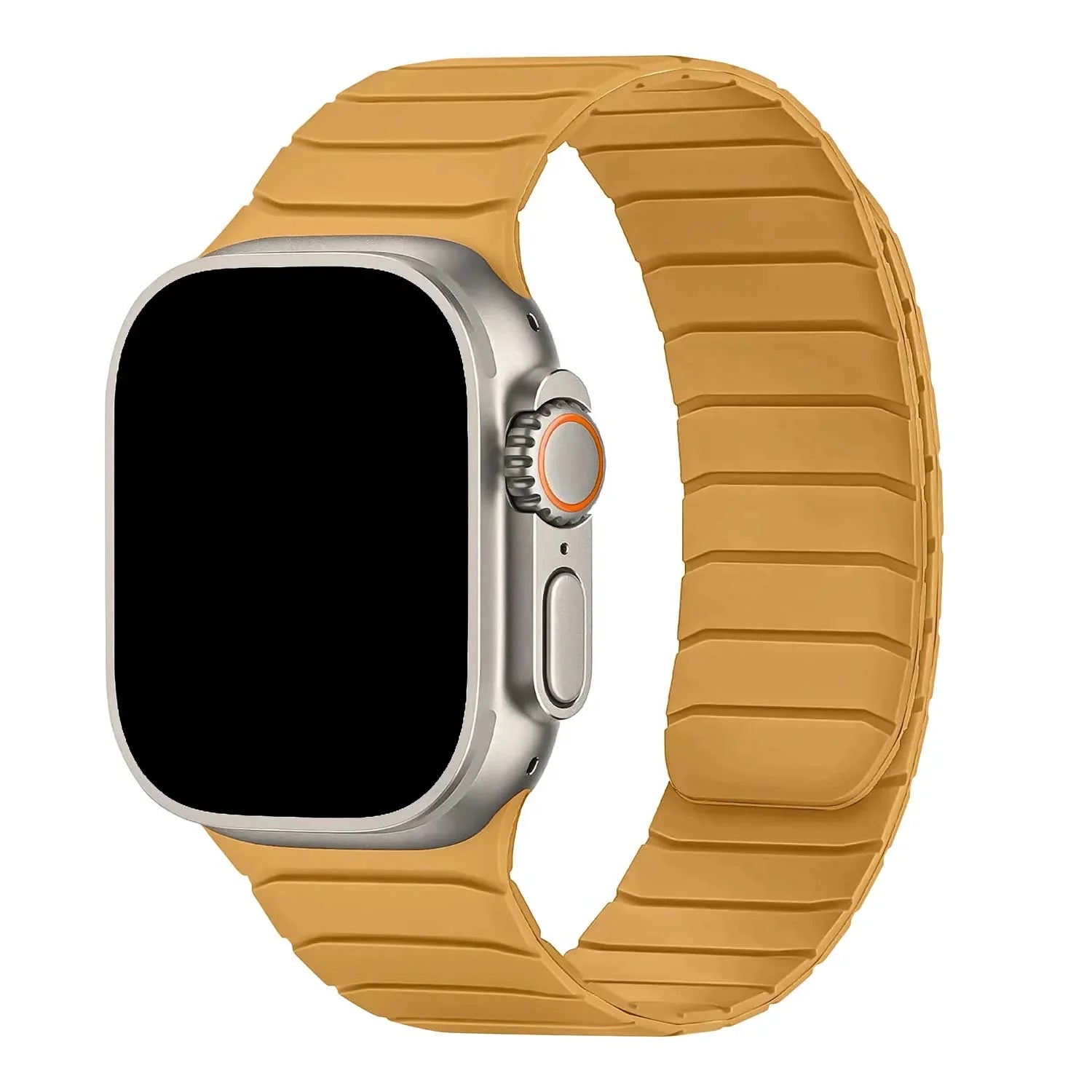 Bracelet Apple Watch Vetra - silicone - jaune