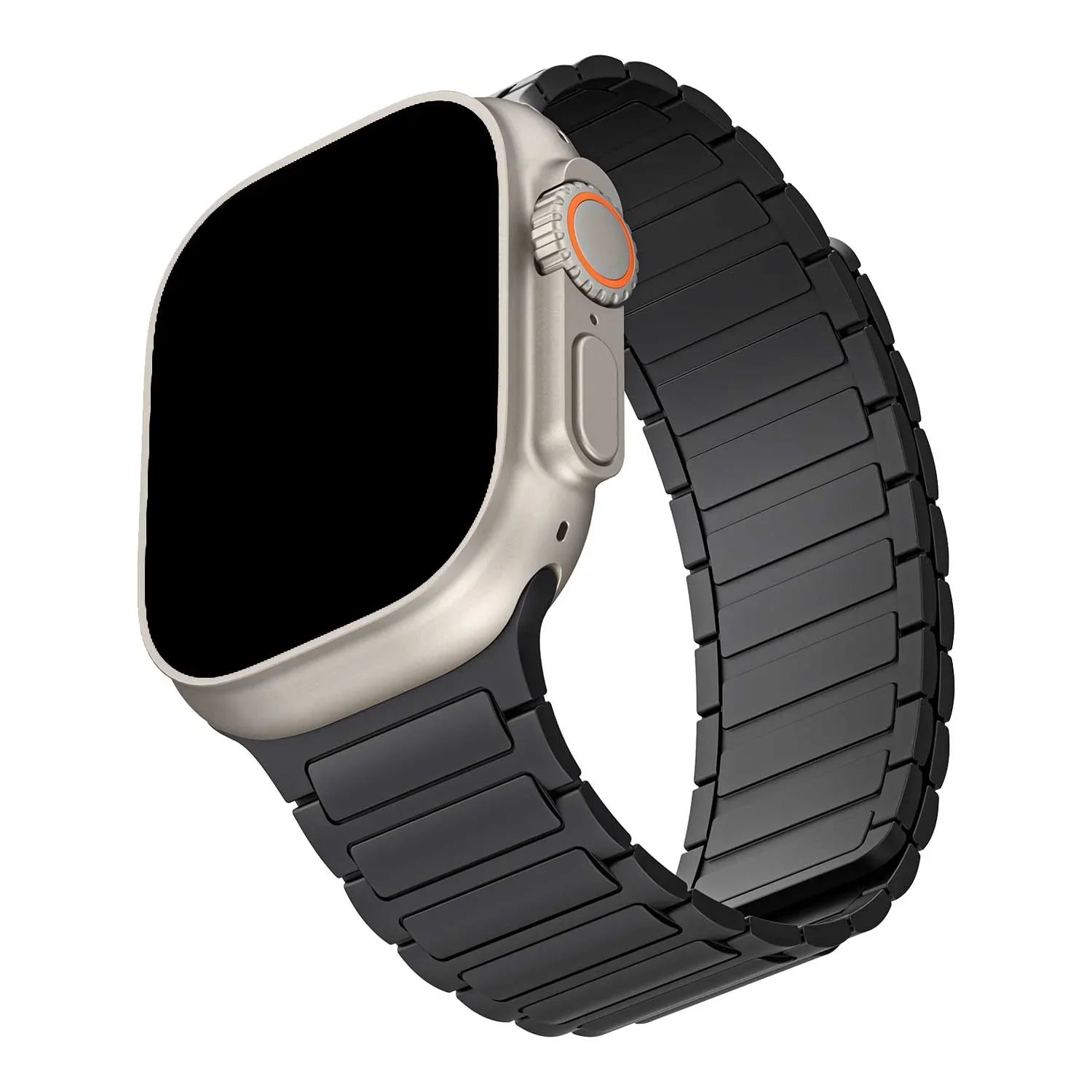 Bracelet Apple Watch Zyro - silicone - noir