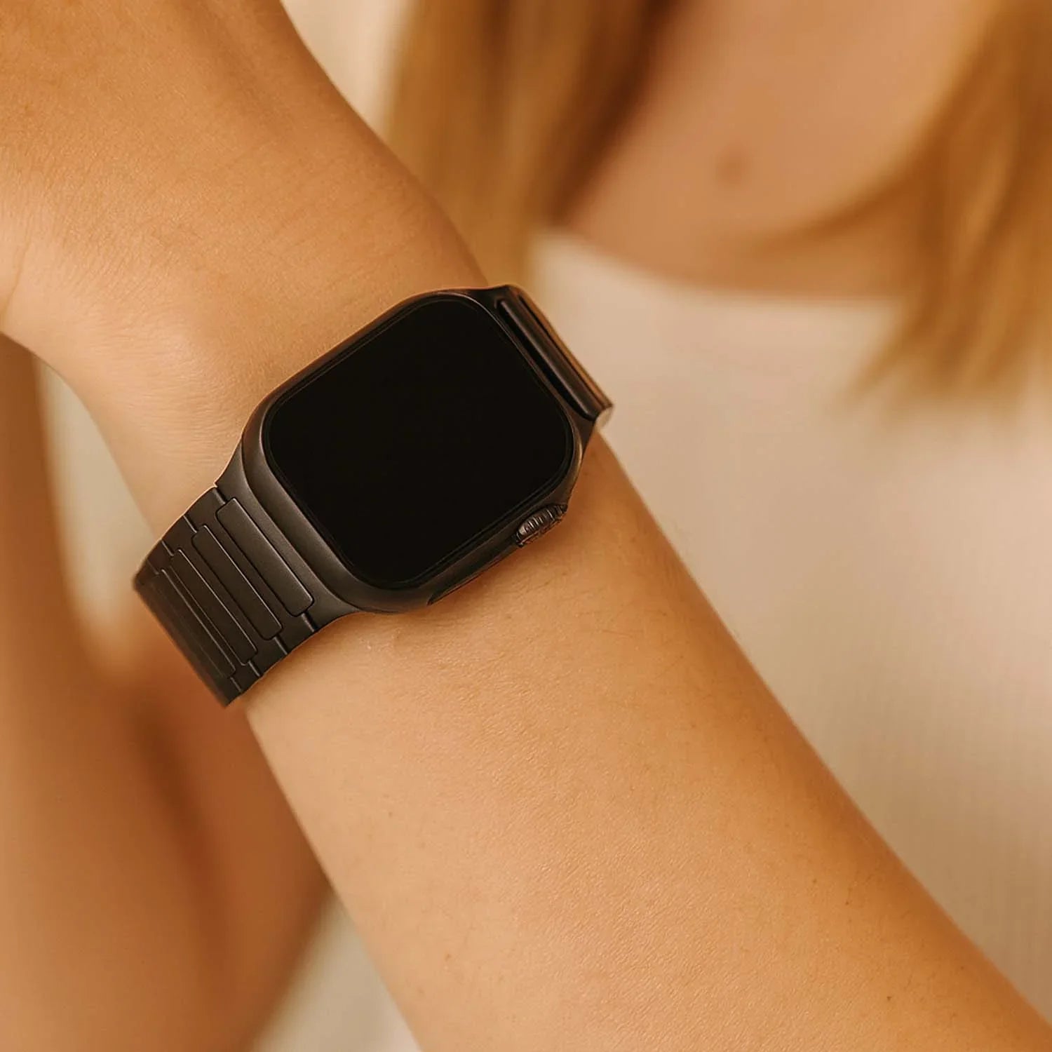 Bracelet Apple Watch Zyro - silicone - noir