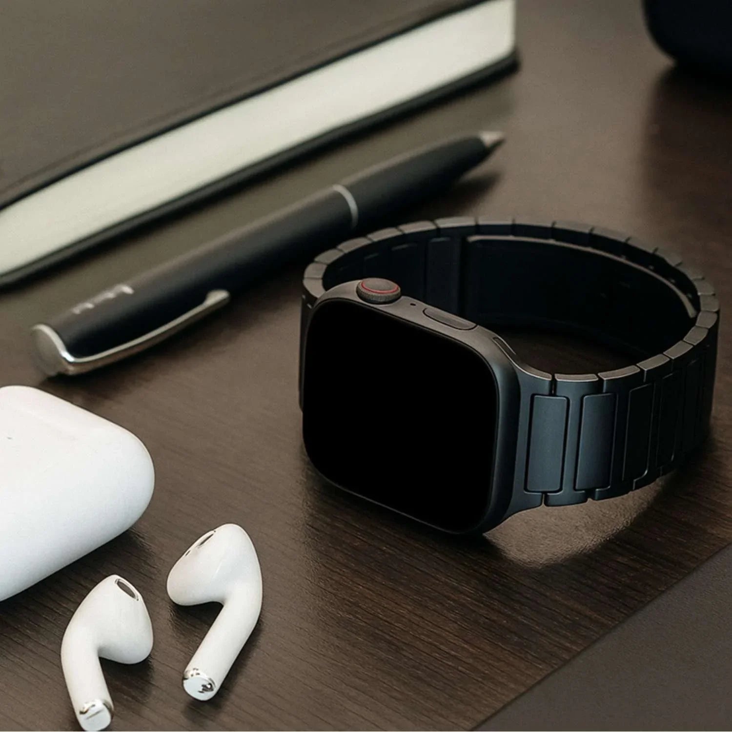 Bracelet Apple Watch Zyro - silicone - noir