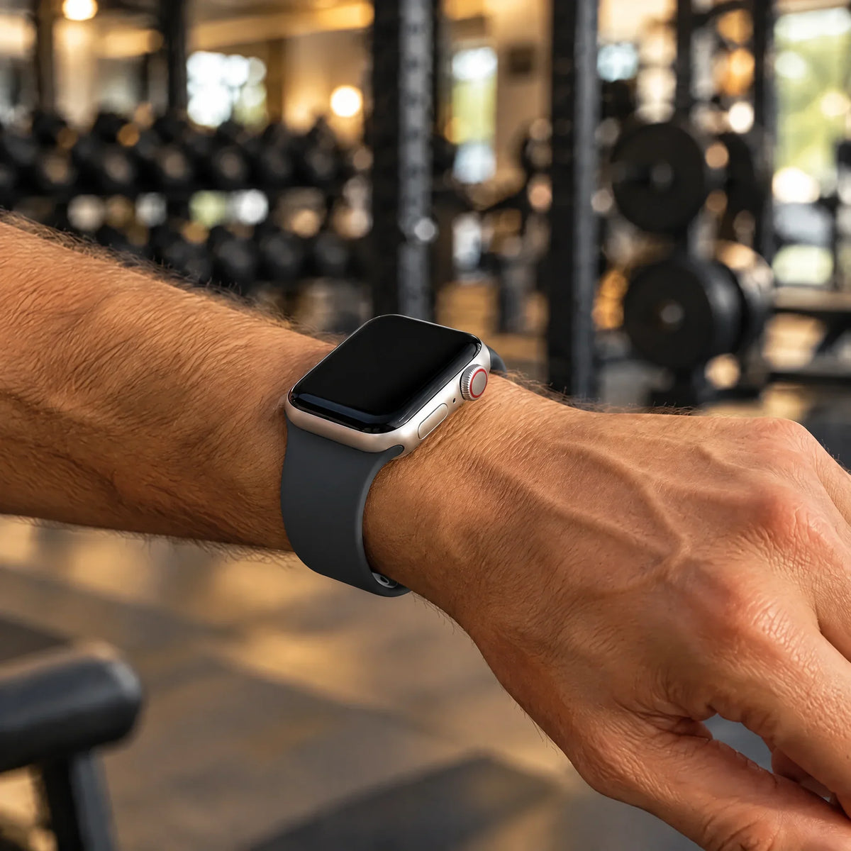 Apple Watch bandje Autumn - siliconen - Marineblauw