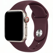 Apple Watch bandje Autumn - siliconen - Bordeauxrood