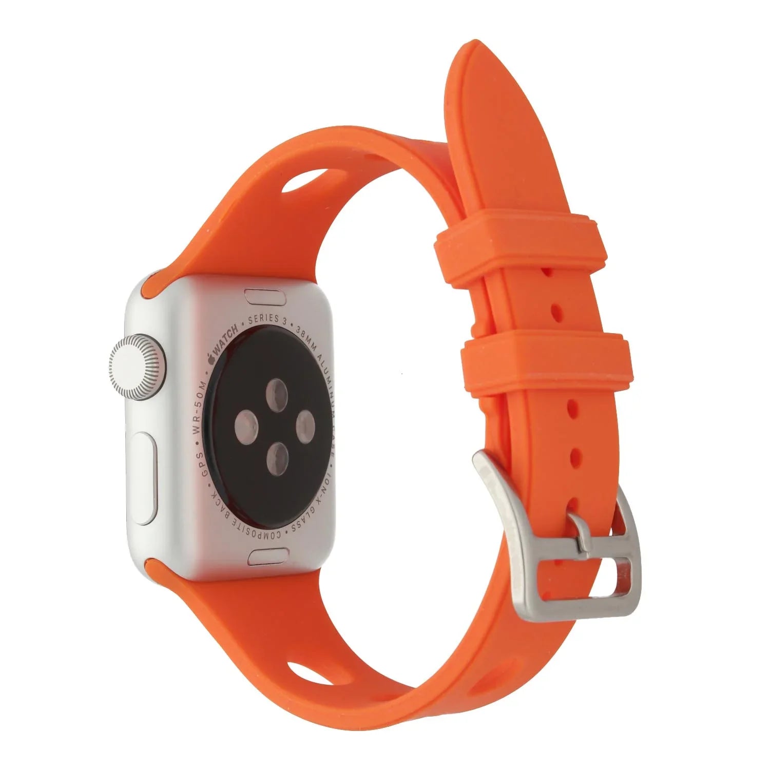 Apple Watch bandje Evelor - siliconen - oranje