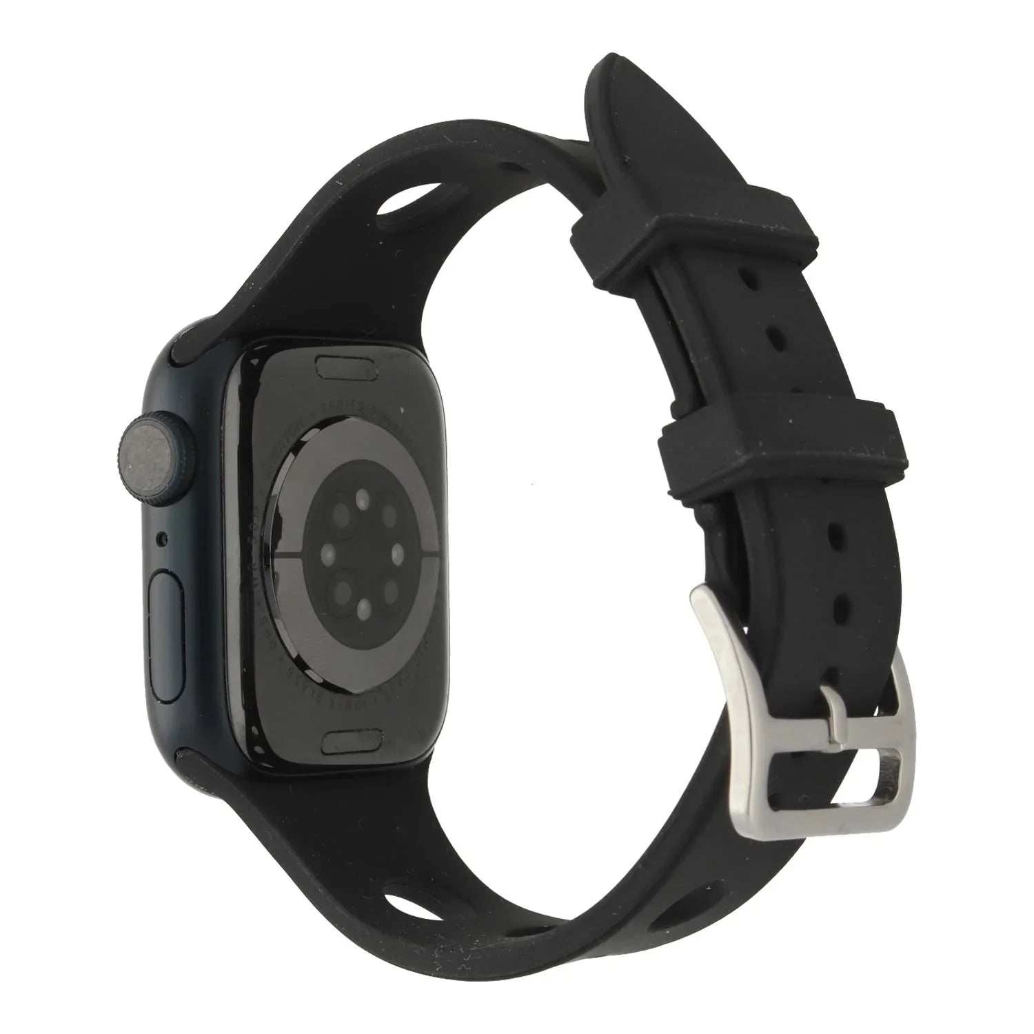 Bracelet Apple Watch Evelor - silicone - noir