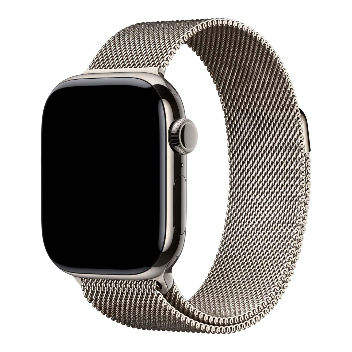 Apple Watch bandje Fiore - milanese - naturel