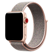Apple Watch bandje Flyne - geweven - nylon - pink sand