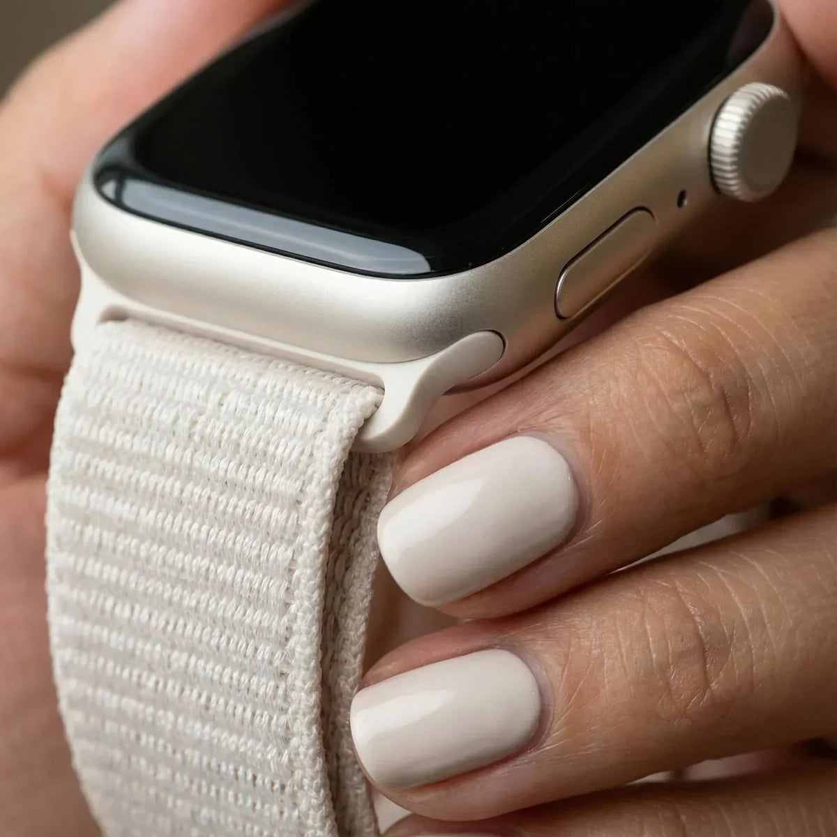 Apple Watch bandje Flyne - geweven - nylon - sterrenlicht