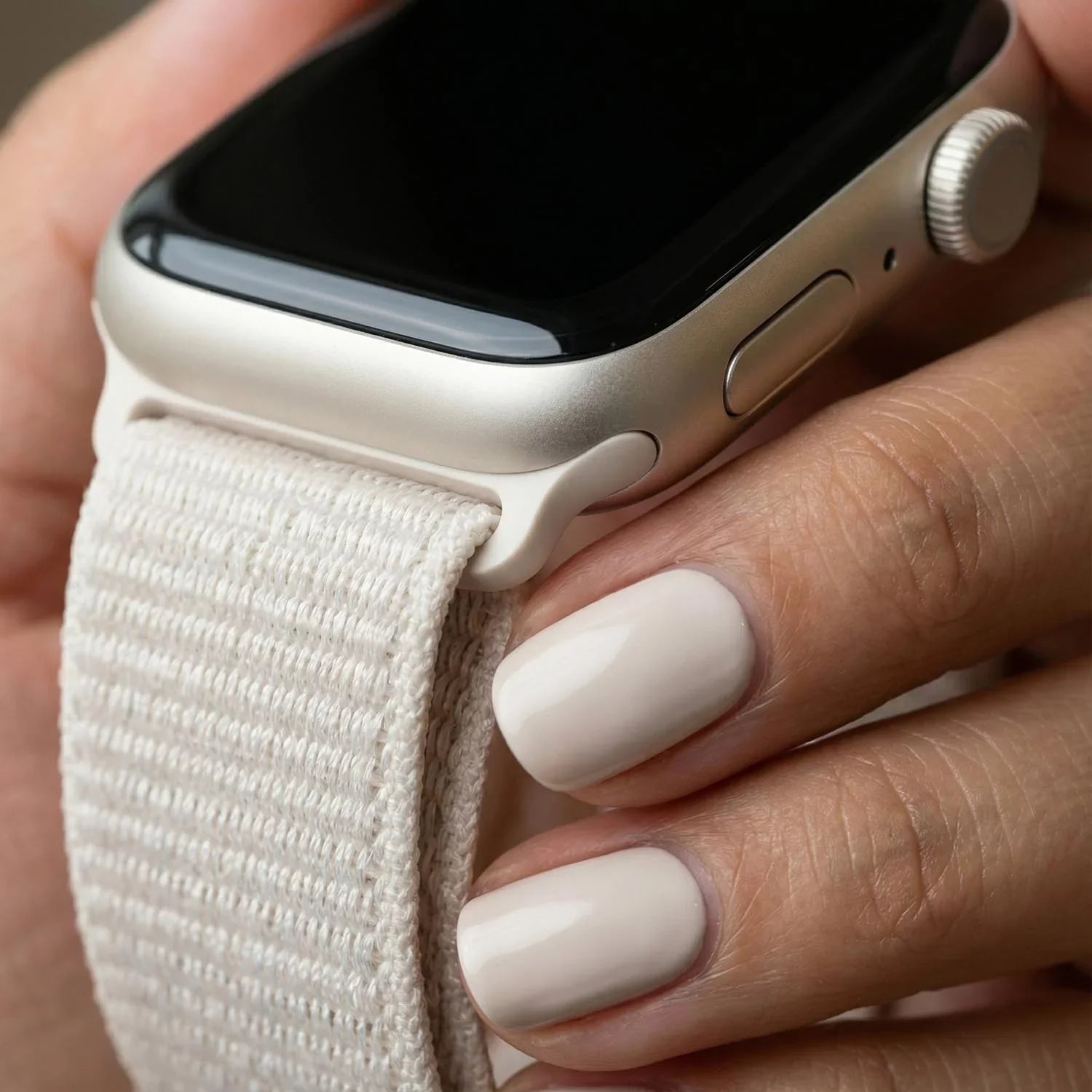 Apple Watch bandje Flyne - geweven - nylon - sterrenlicht