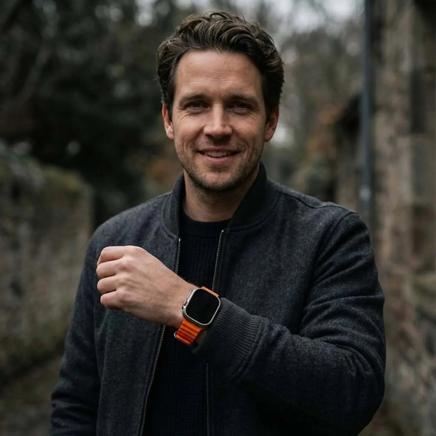 Apple Watch bandje Ocean - siliconen - oranje