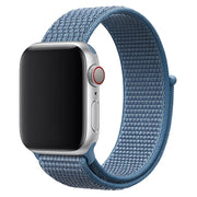 Bracelet Apple Watch Osvo - tissé - nylon - bleu cape cod