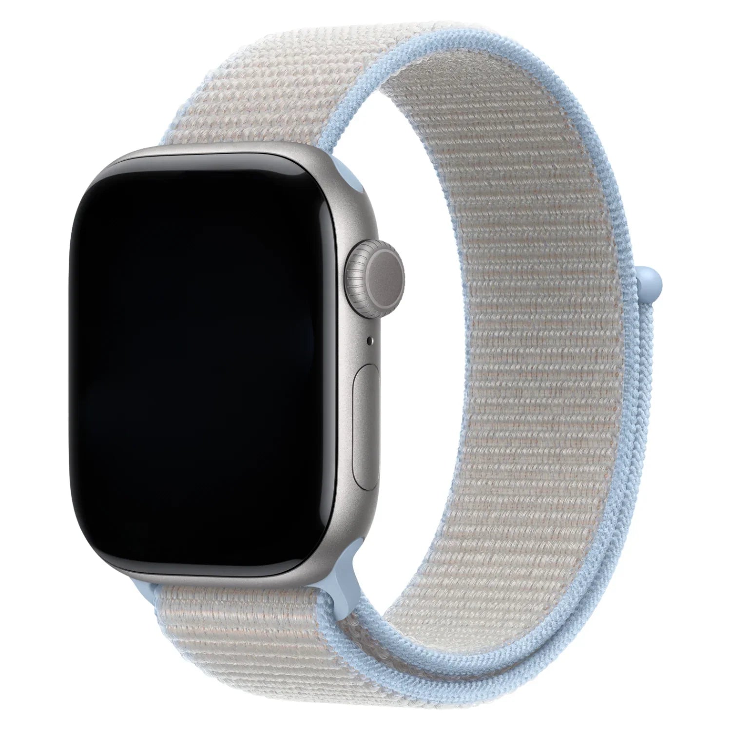 Bracelet Apple Watch Flyne - tissé - nylon - bleu brume