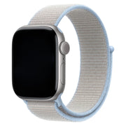 Bracelet Apple Watch Flyne - tissé - nylon - bleu brume