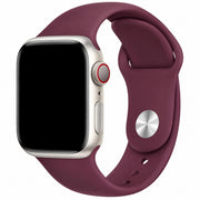 Bracelet Apple Watch Ovaro - silicone - mûre