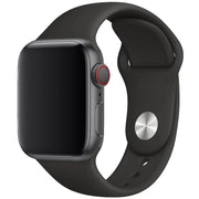 Apple Watch bandje Ovaro - siliconen - zwart