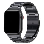 Apple Watch bandje Rivaro - staal - zwart