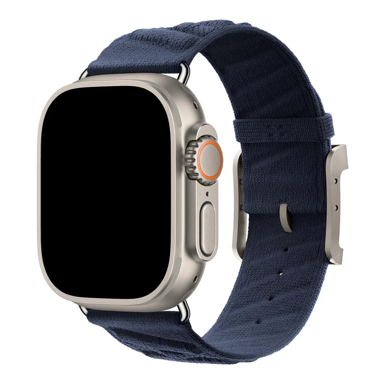 Bracelet Apple Watch Averro - nylon - bleu nuit