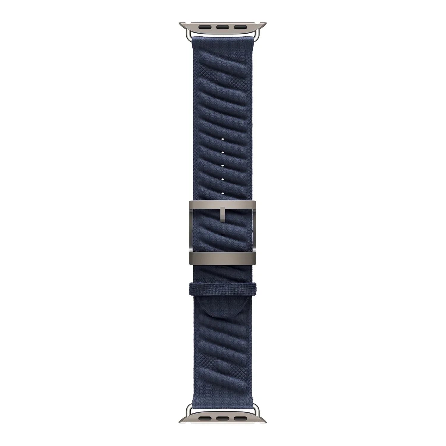 Bracelet Apple Watch Averro - nylon - bleu nuit