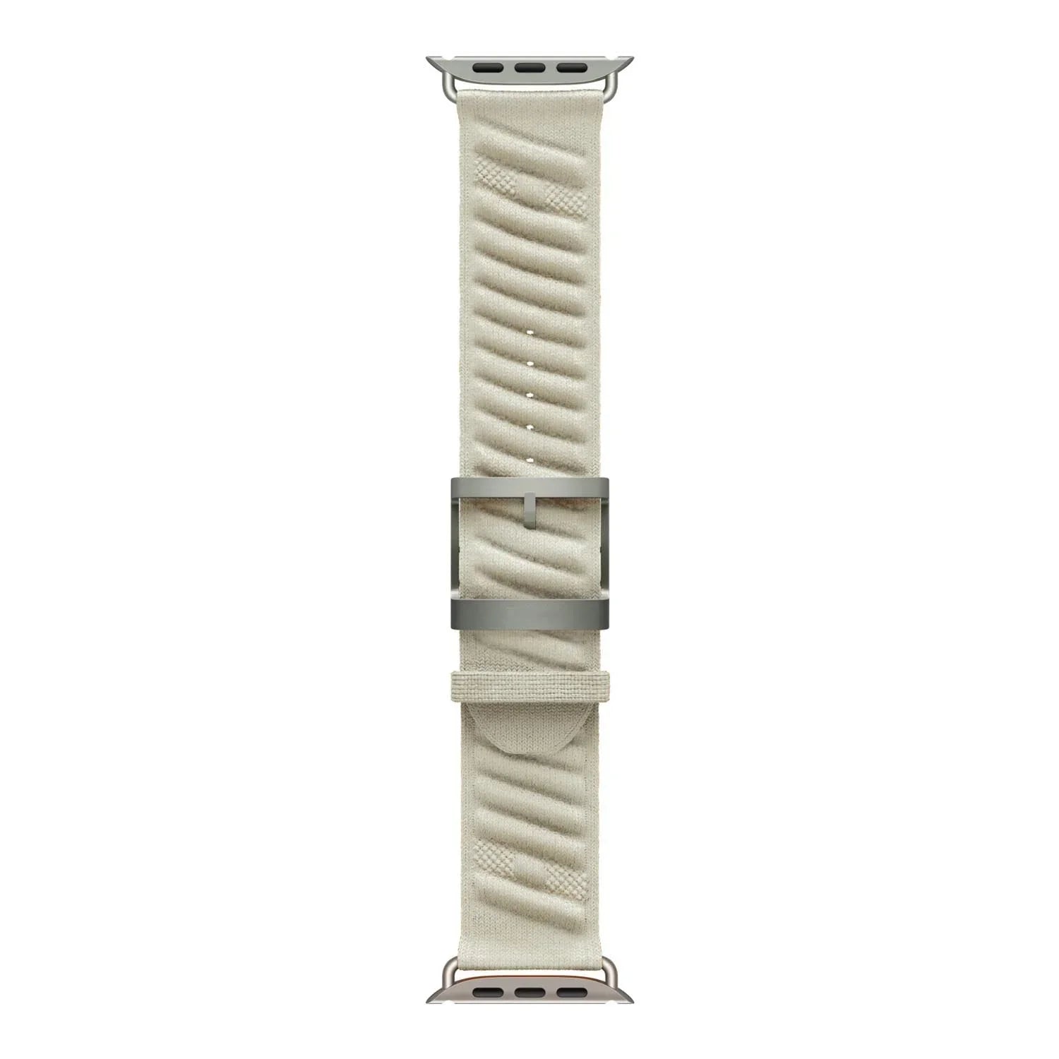 Apple Watch bandje Averro - nylon - sterrenlicht