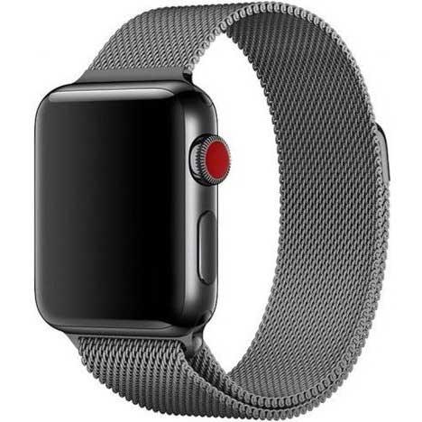 Apple Watch bandje Solaro - milanese - space grey