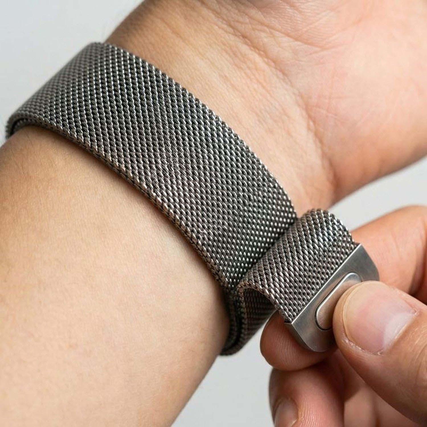 Apple Watch bandje Solaro - milanese - space grey