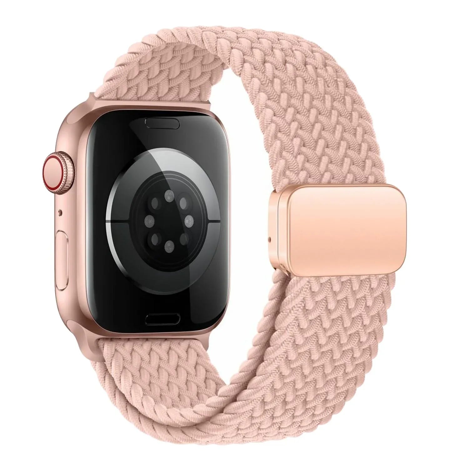 Bracelet Apple Watch Zyra - nylon - sable rose