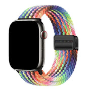 Apple Watch bandje Zyra - nylon - regenboog