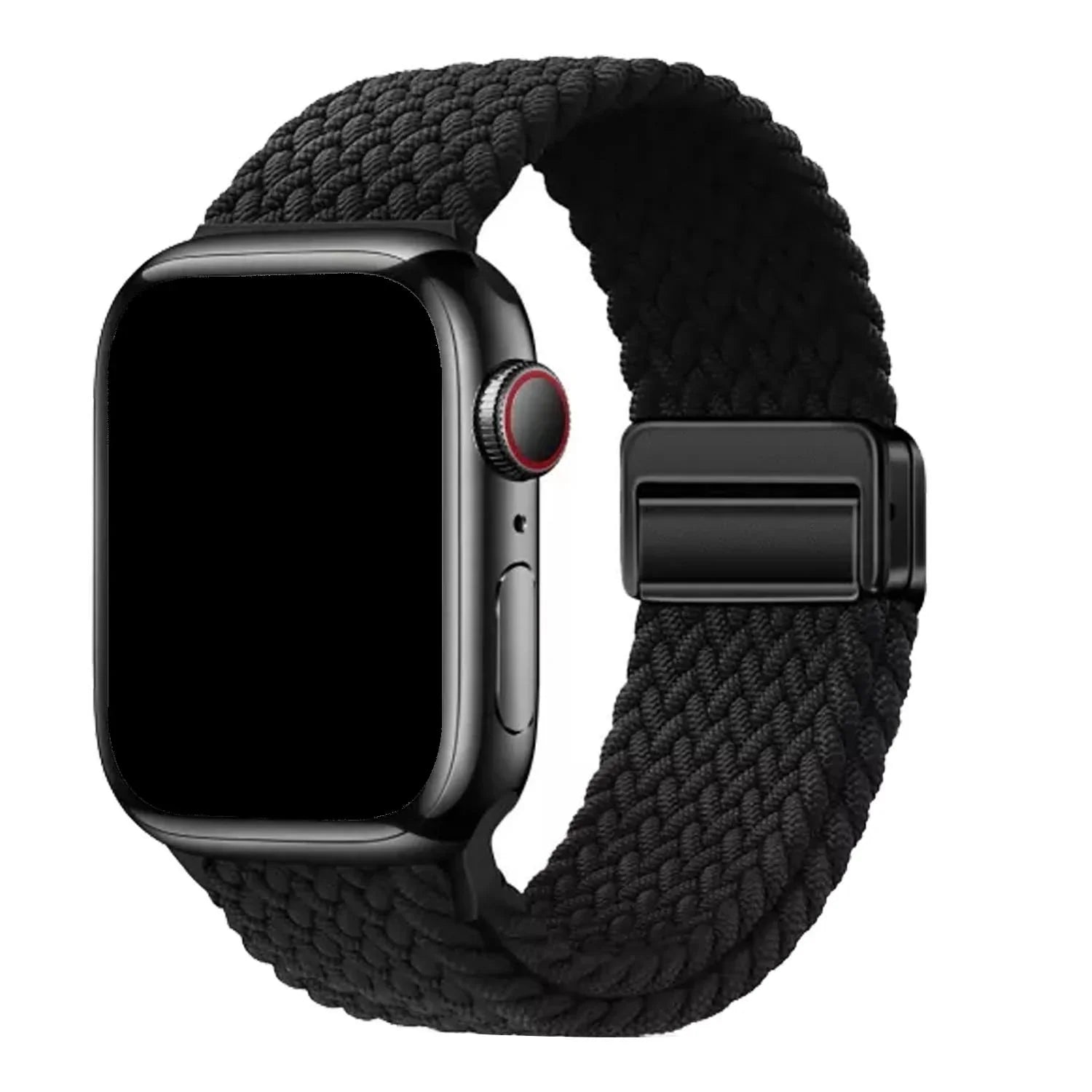 Bracelet Apple Watch Zyra - nylon - noir