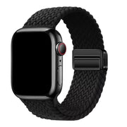 Bracelet Apple Watch Zyra - nylon - noir