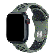 Bracelet Apple Watch Fusion - double - silicone - kaki cargo
