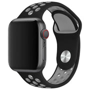 Bracelet Apple Watch Stryde – double – silicone – noir gris