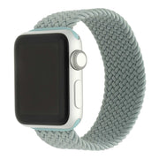 Apple Watch bandje Onyx - gevlochten - solo - nylon - mint
