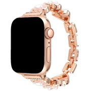 Bracelet Apple Watch Demi - acier - or rose