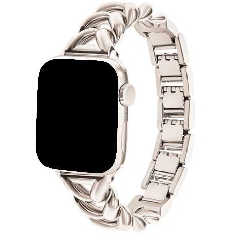 Apple Watch bandje Lisa - staal - sterrenlicht