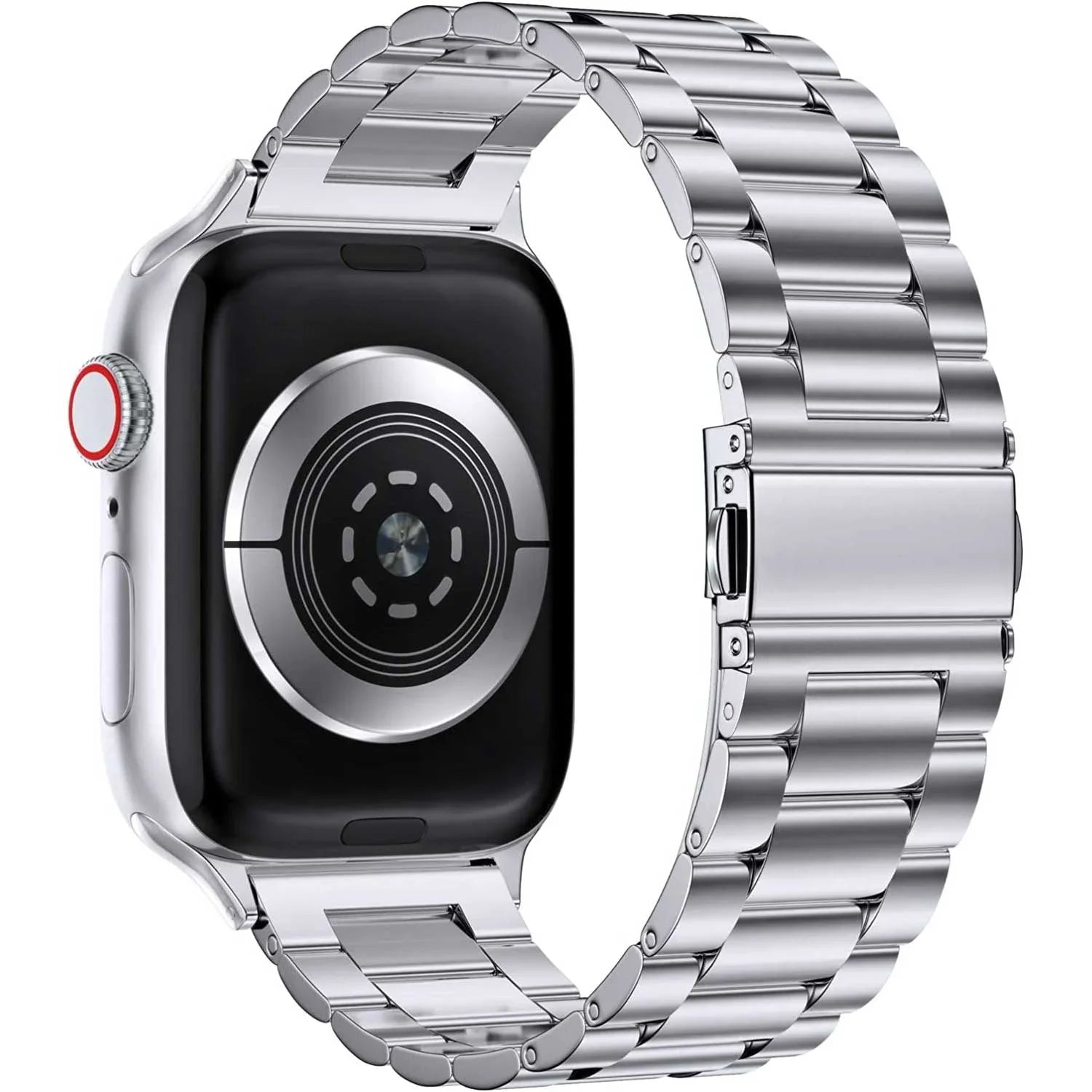 Apple Watch bandje Rivaro - staal - zilver