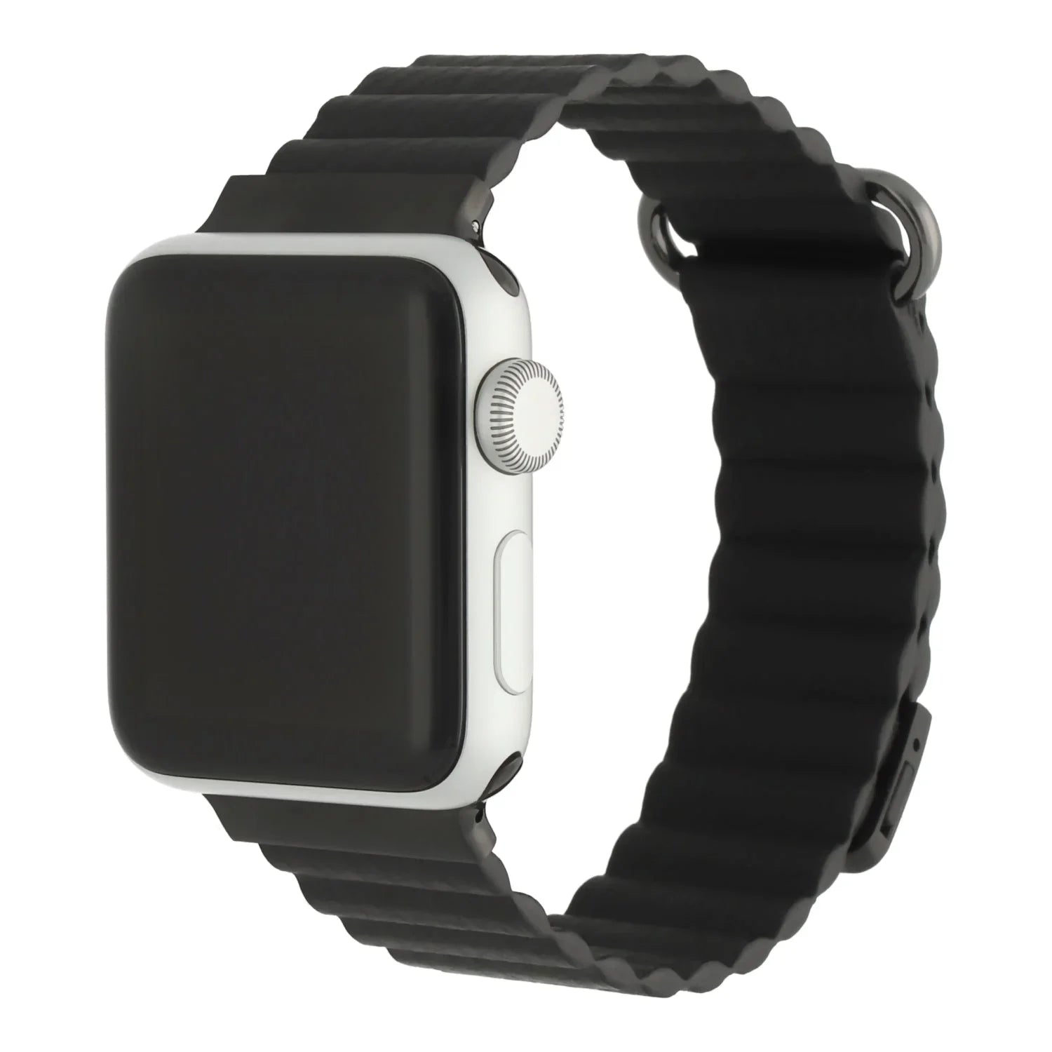 Bracelet Apple Watch Magna - Cuir - Noir