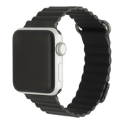 Apple Watch bandje Magna - Leer - zwart