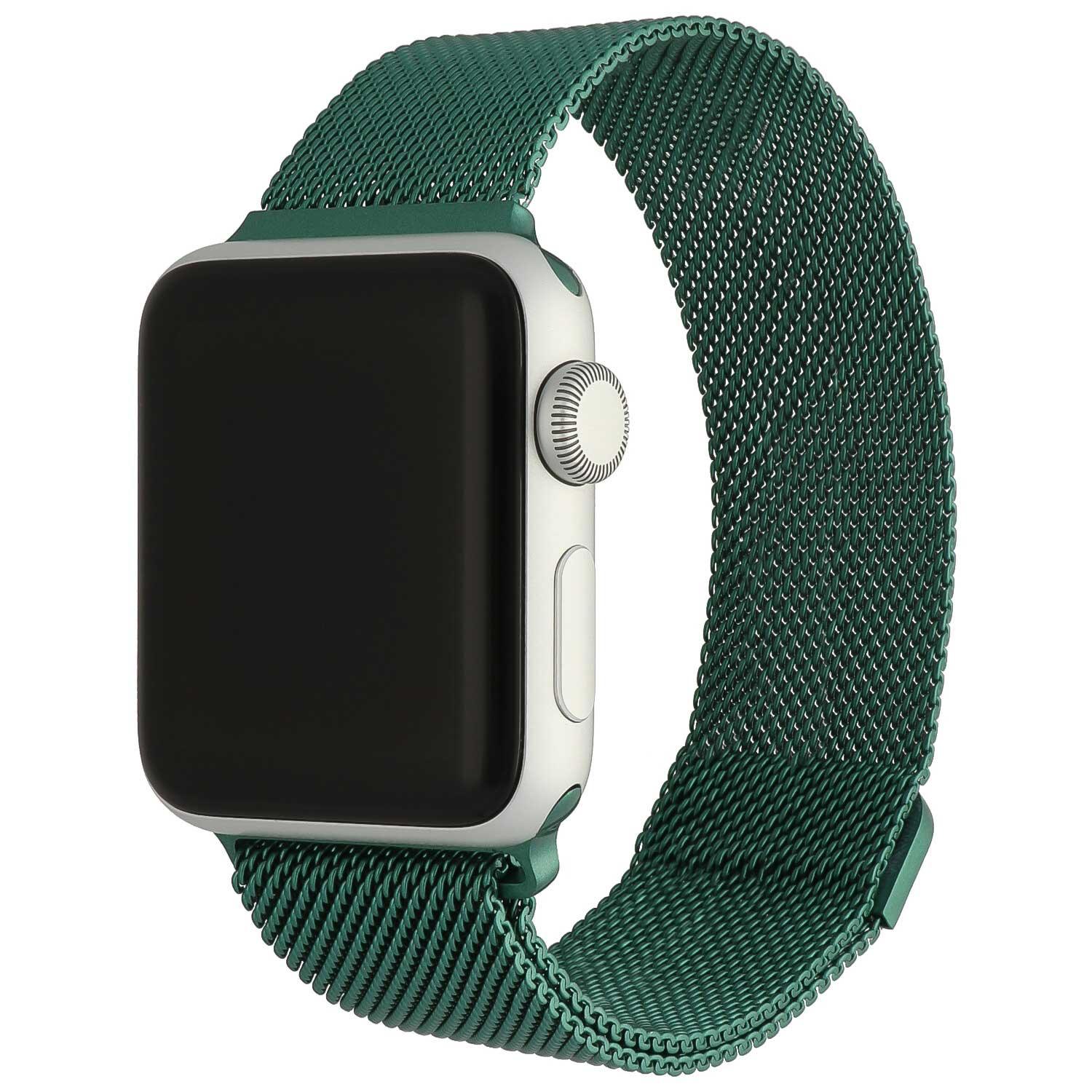 Apple Watch bandje Solaro - milanese - donkergroen
