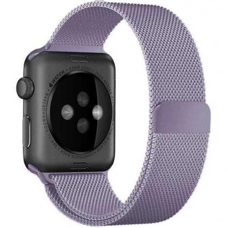 Apple Watch bandje Solaro - milanese - lavendel