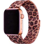 Apple Watch bandje Solaro - milanese - leopard