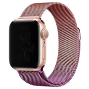 Apple Watch bandje Solaro - milanese - rose rood paars