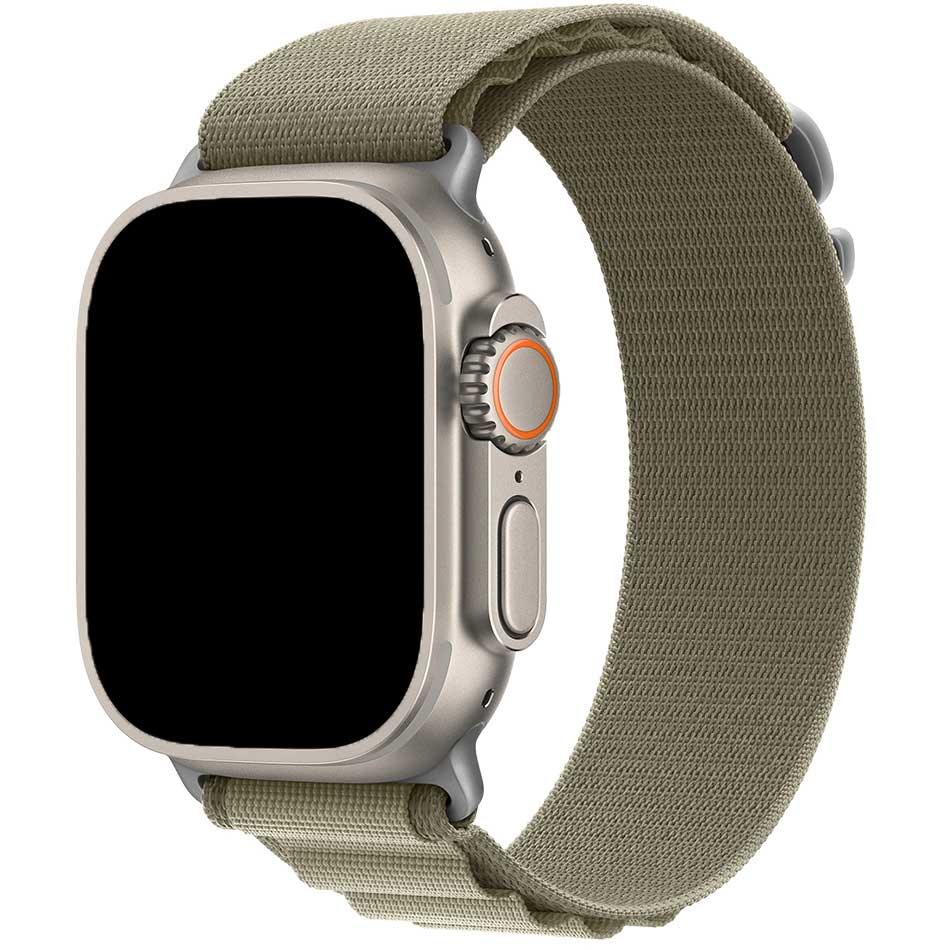 Apple Watch bandje Alpine - nylon - olijf