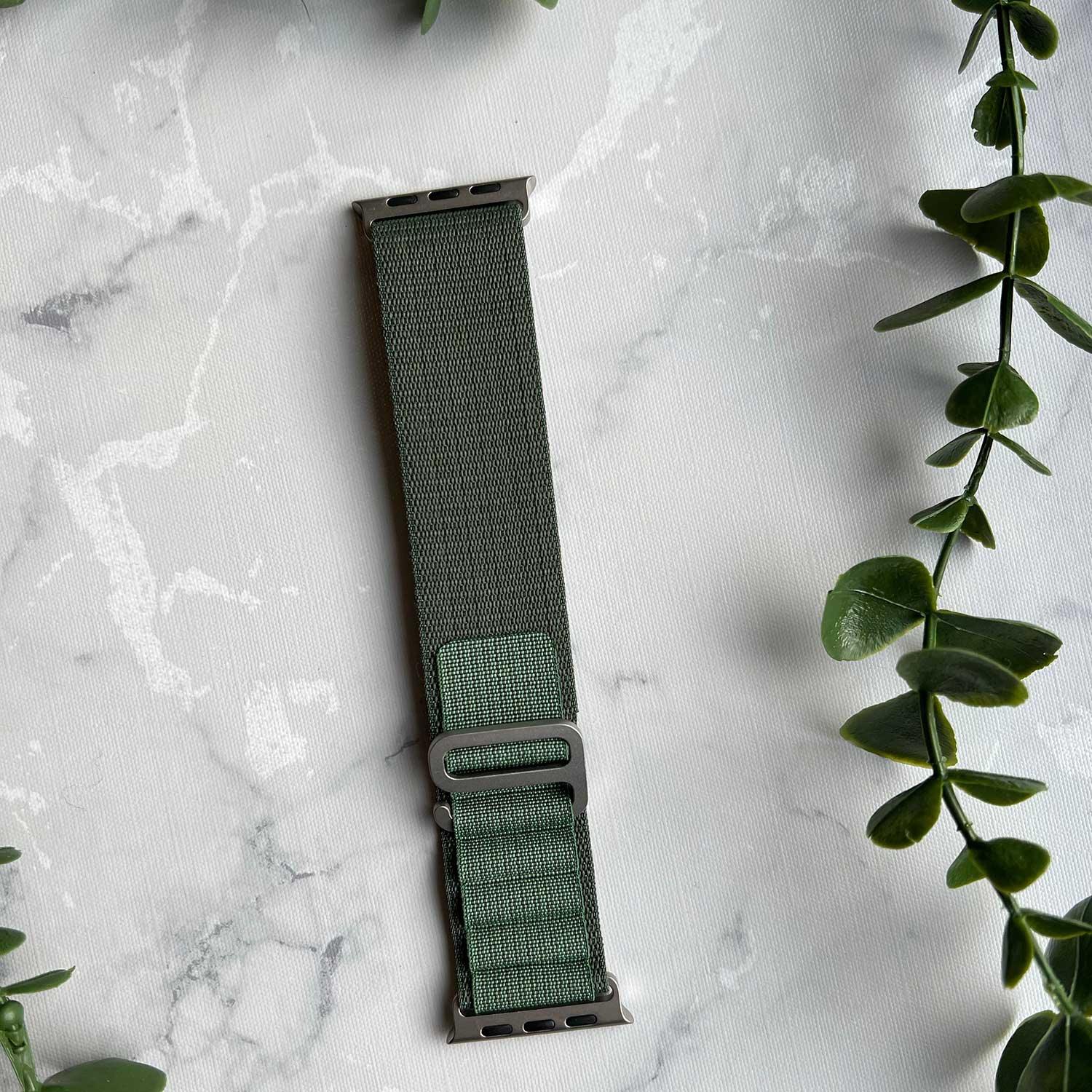 Apple Watch bandje Alpine - nylon - groen