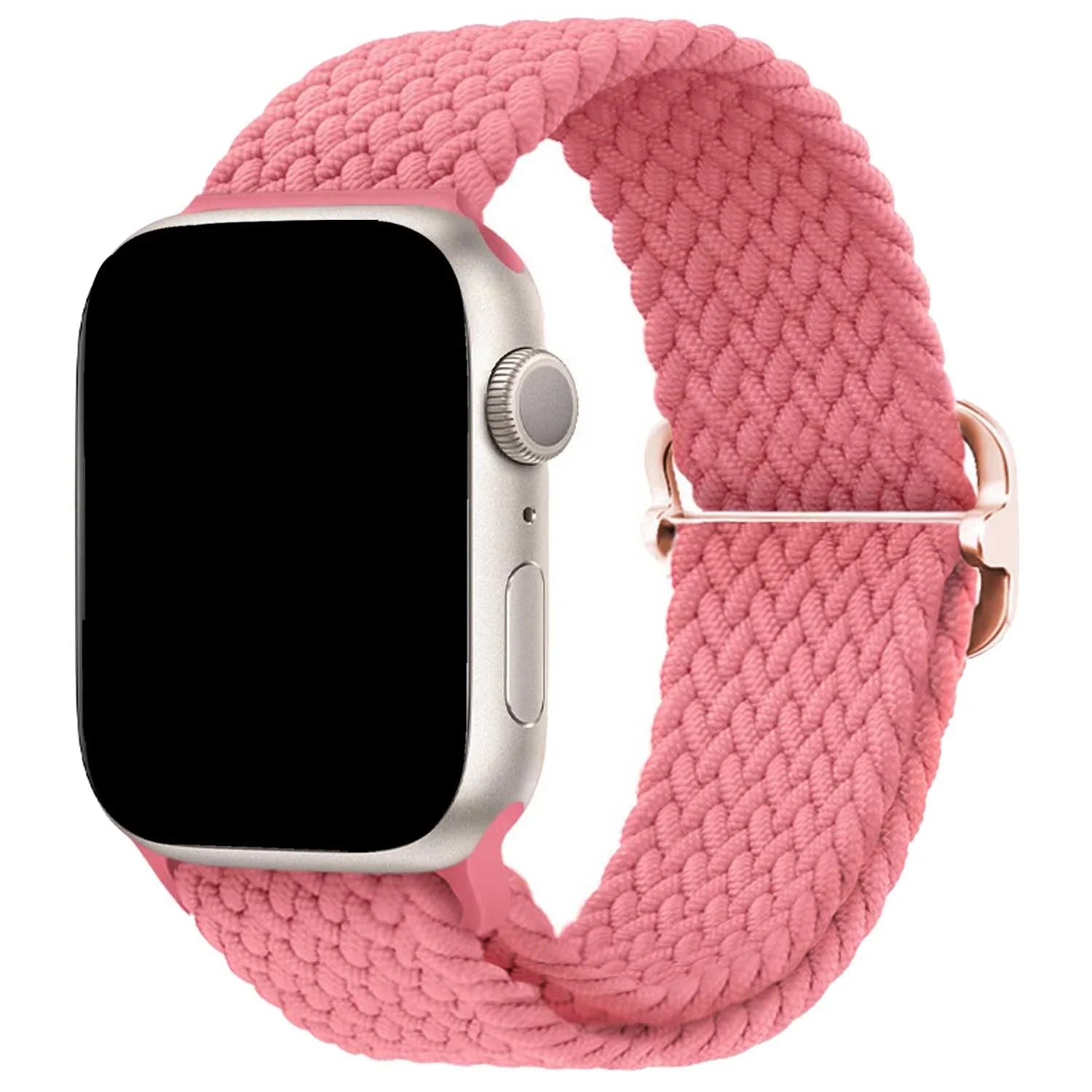 Bracelet Apple Watch Weavy - nylon - rose